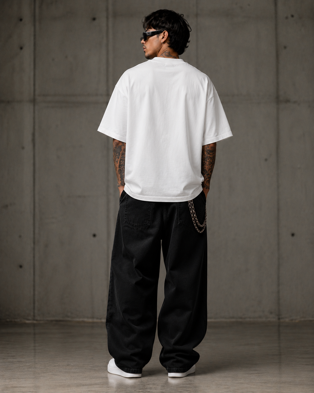 AXIS "NOTHING" Oversized Boxy Tee