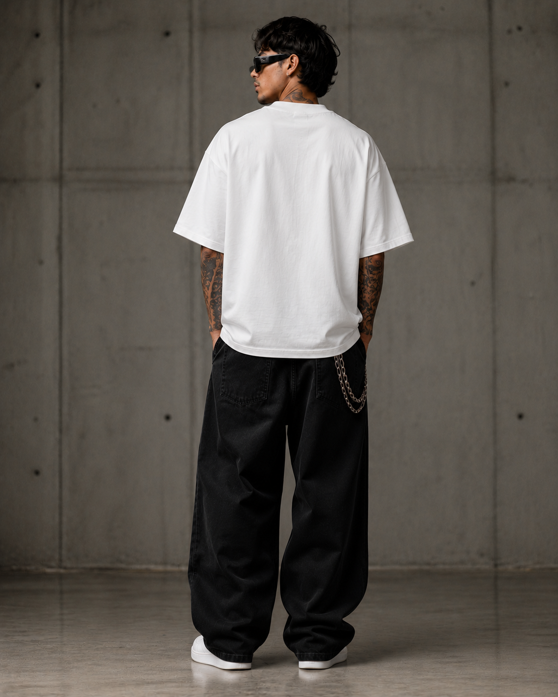 AXIS "NOTHING" Oversized Boxy Tee
