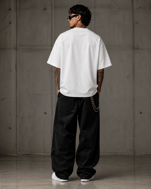 AXIS "NOTHING" Oversized Boxy Tee