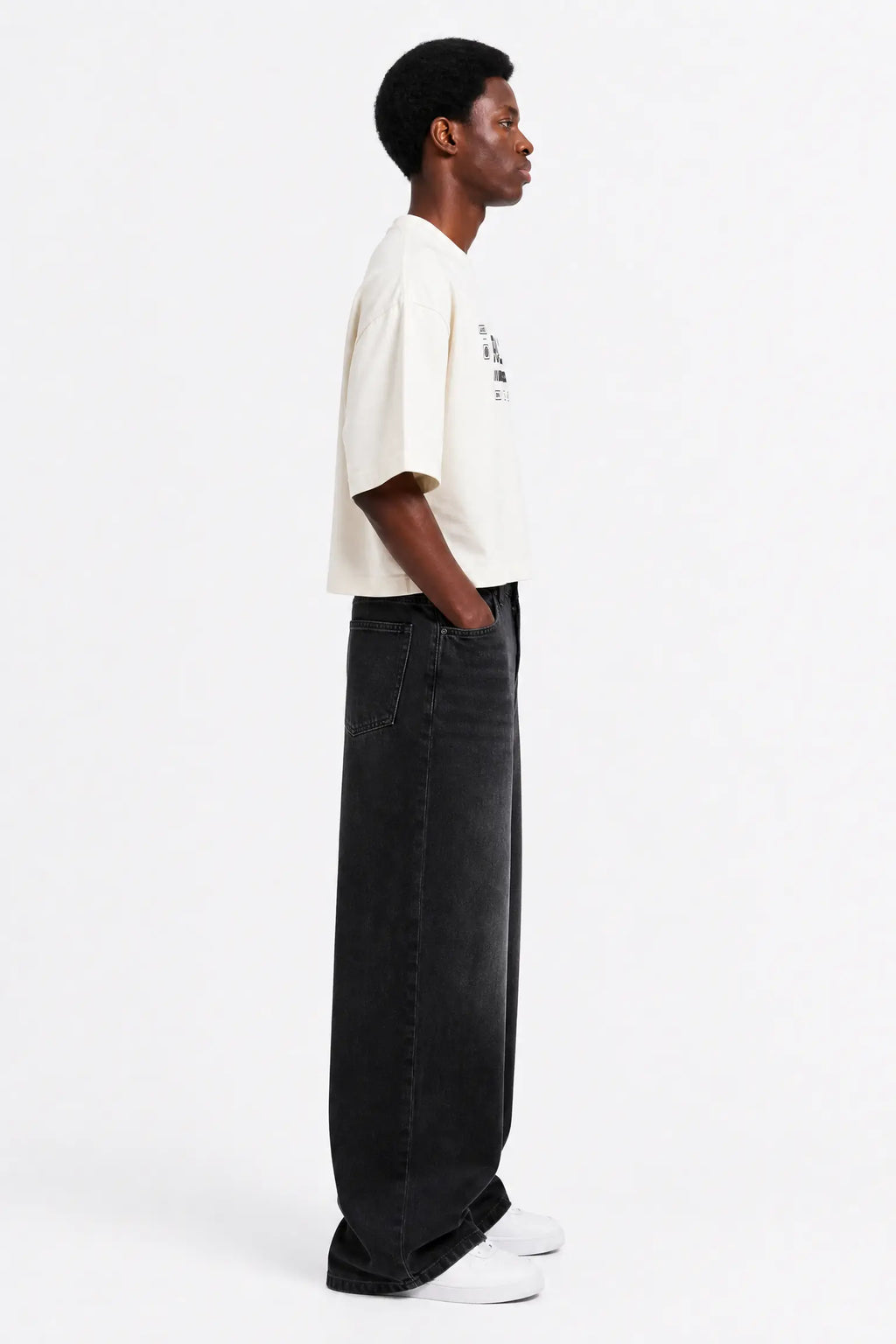 Oversized Out Of This World Graphic White T-Shirt