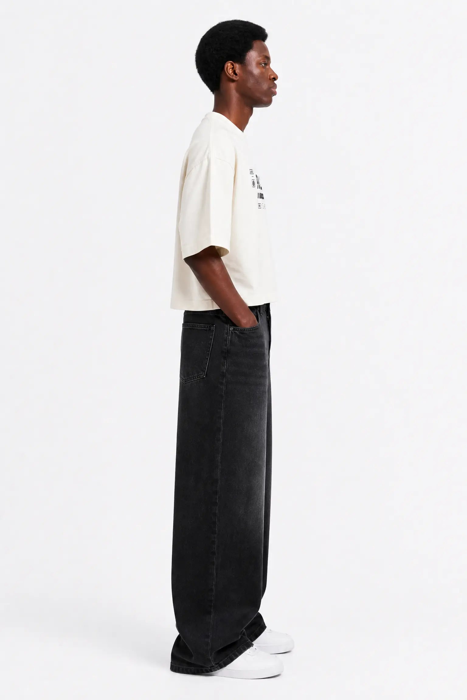 Oversized Out Of This World Graphic White T-Shirt