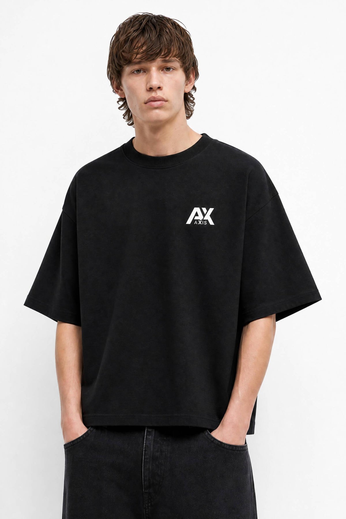 Oversized Heavyweight Streetwear T-Shirt – Cyberpunk Graphic