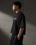 YELLOW ROSE // Oversized Black Tee