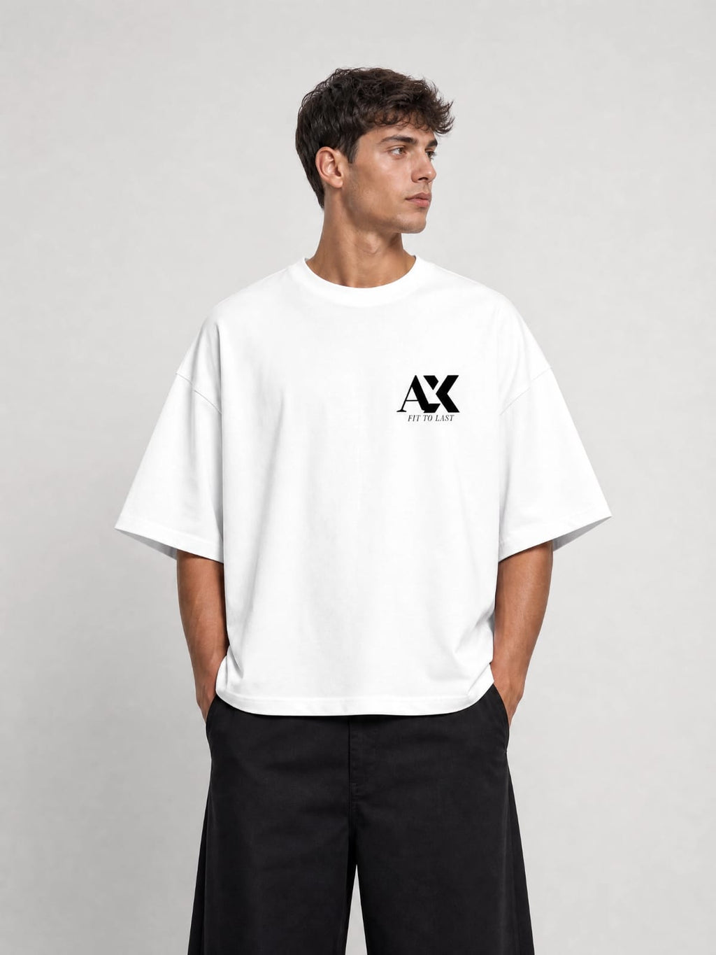 URBSN // Oversized Heavyweight White Tee