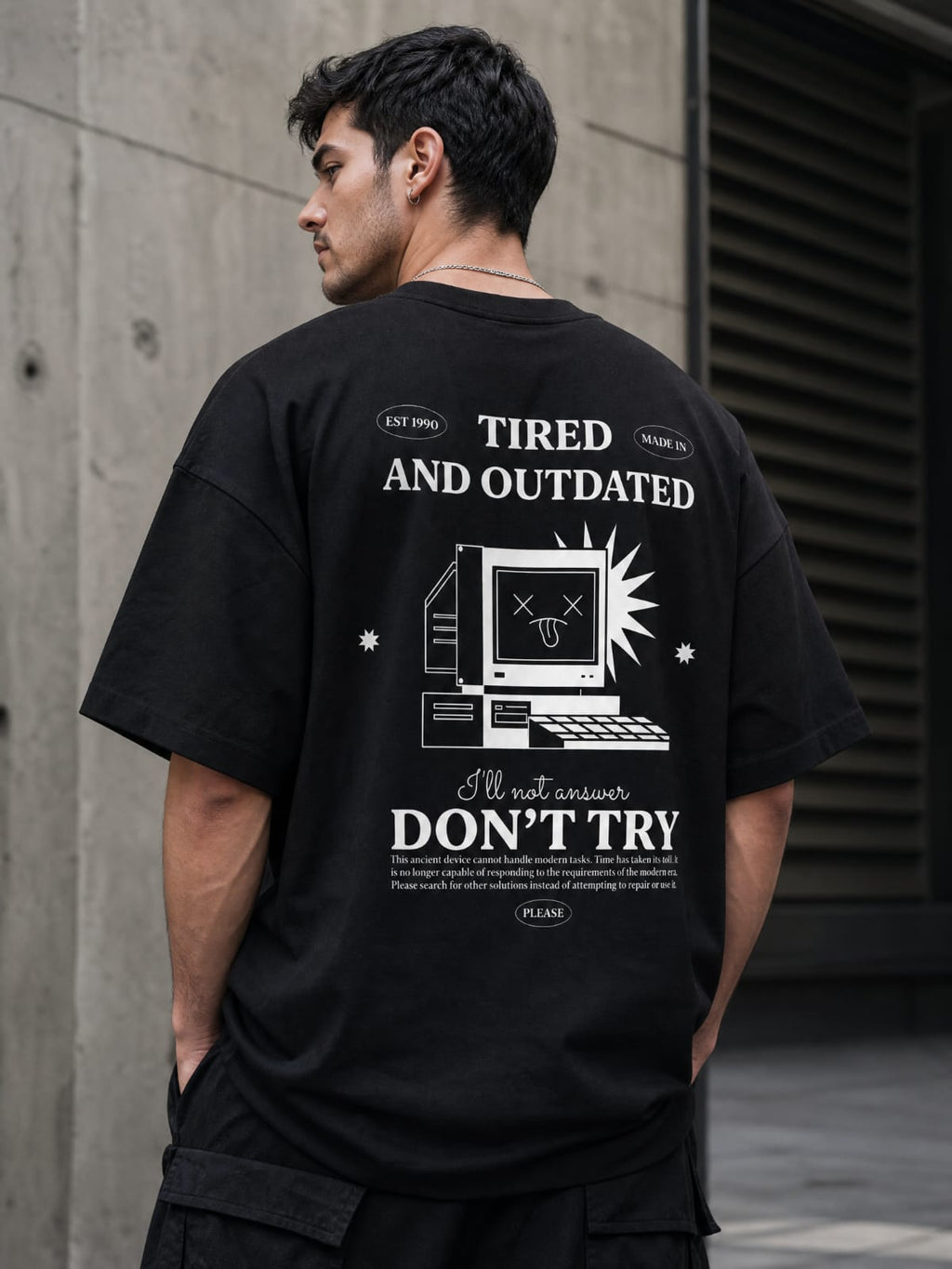 TIRED & OUTDATED // Oversized Heavyweight Tee