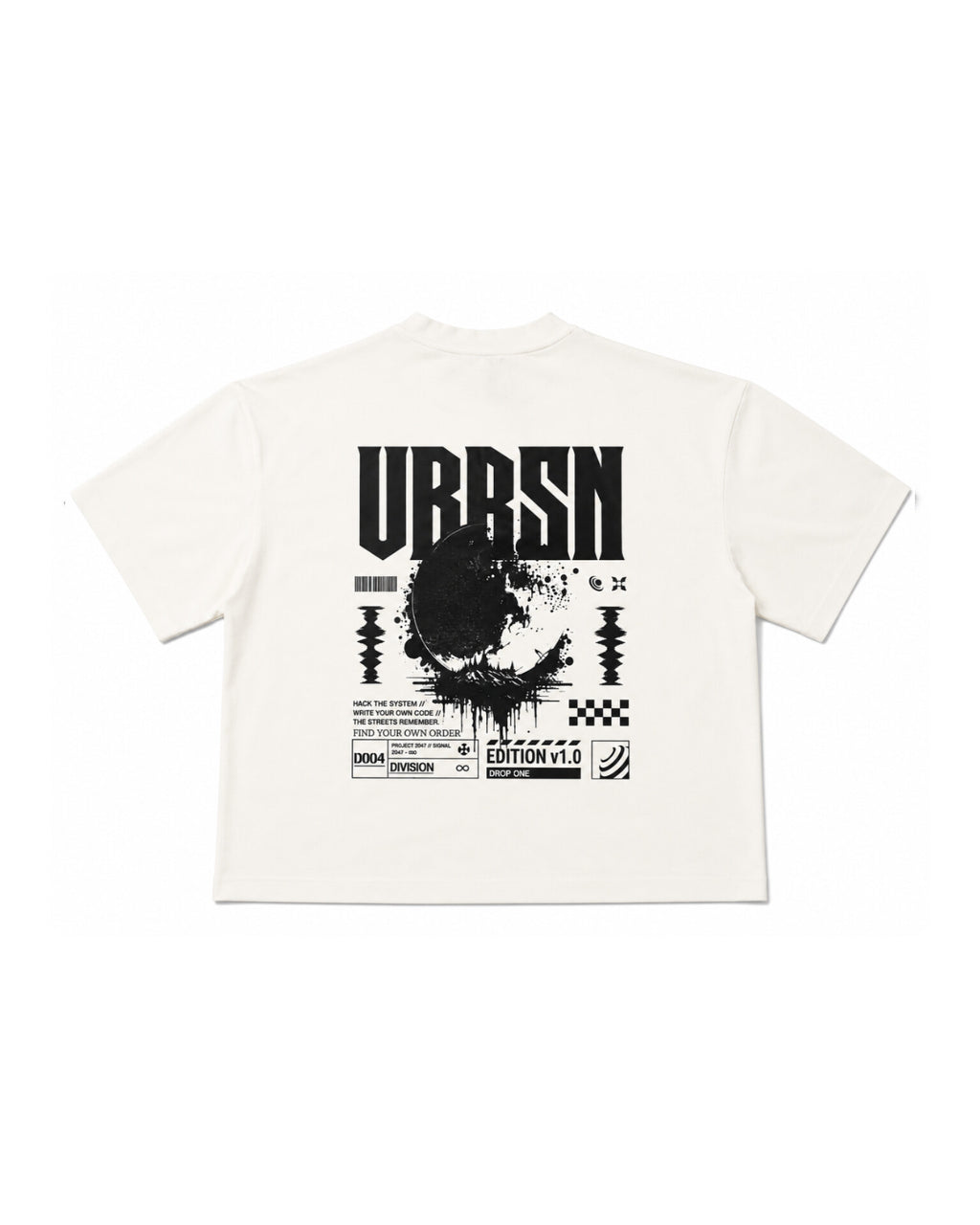 URBSN // Oversized Heavyweight White Tee