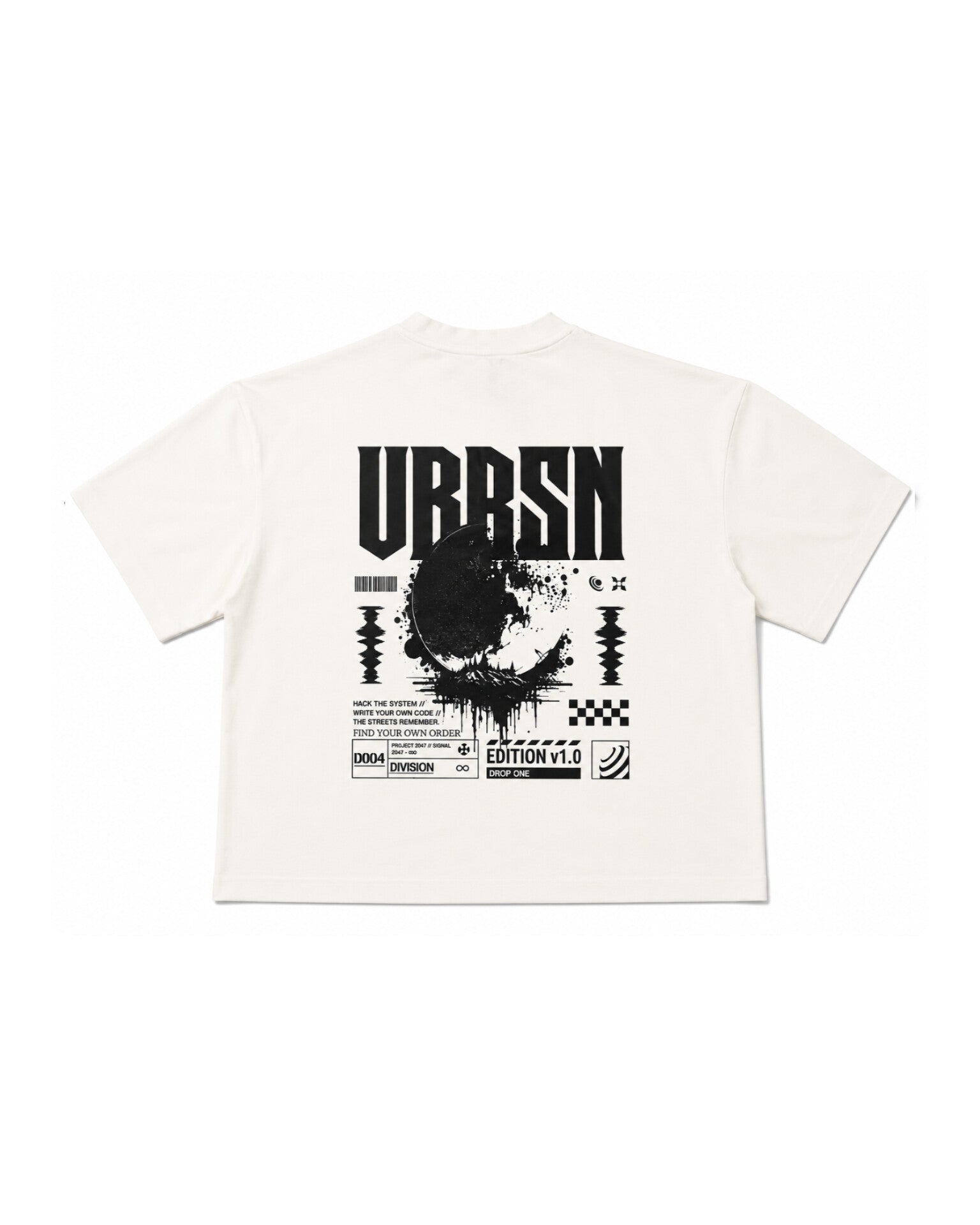 URBSN // Oversized Heavyweight White Tee