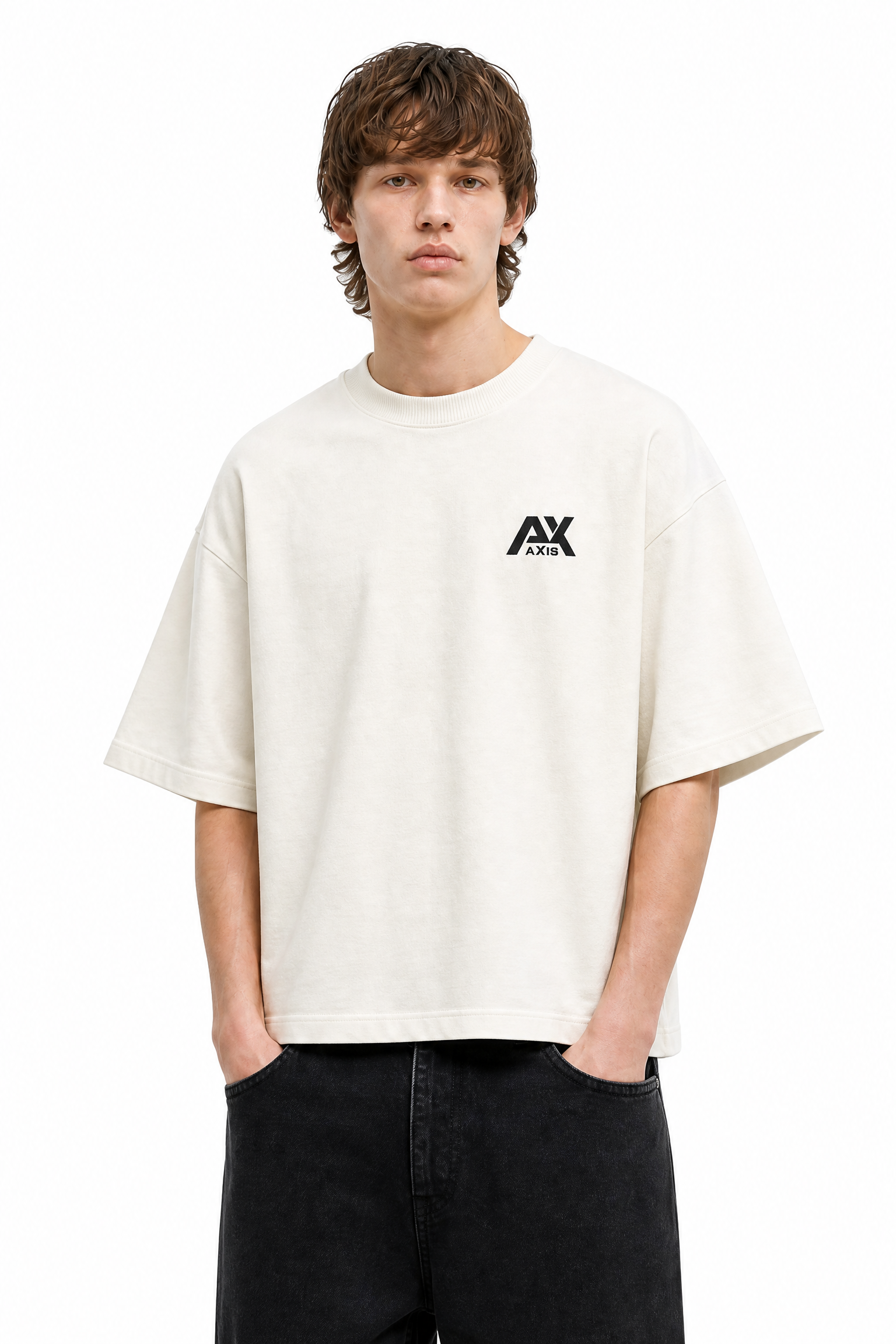 URBSN // Oversized Heavyweight White Tee