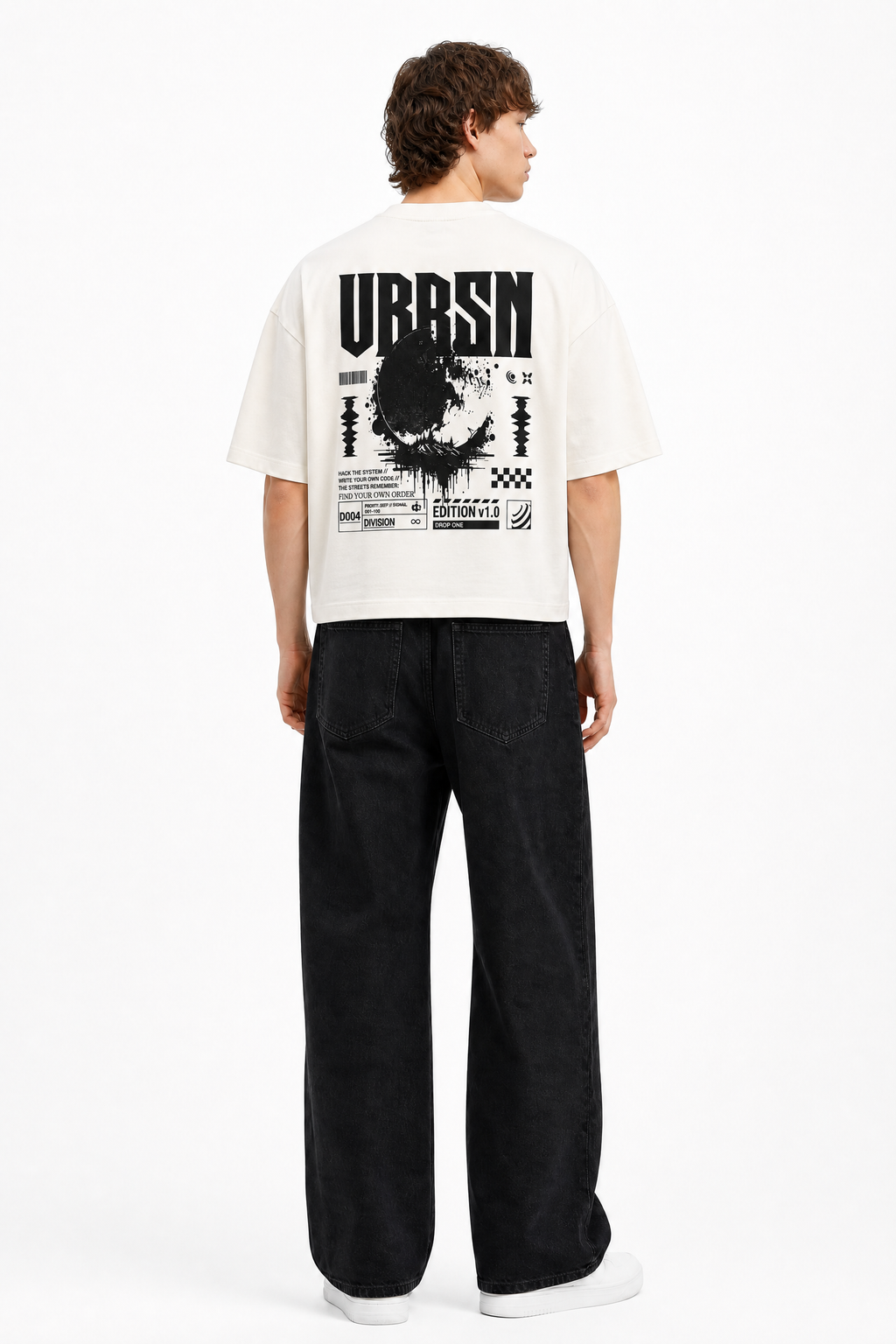 URBSN // Oversized Heavyweight White Tee