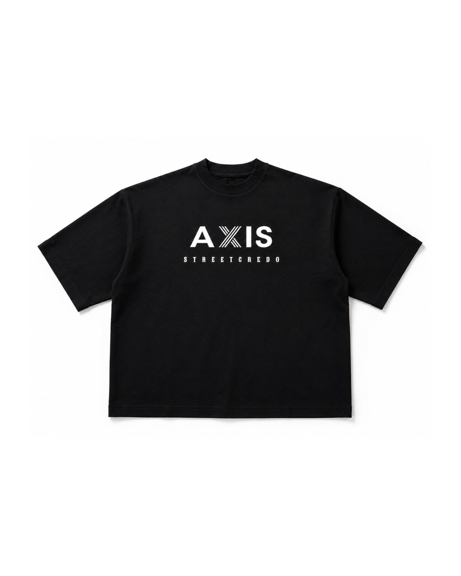 YELLOW ROSE // Oversized Black Tee