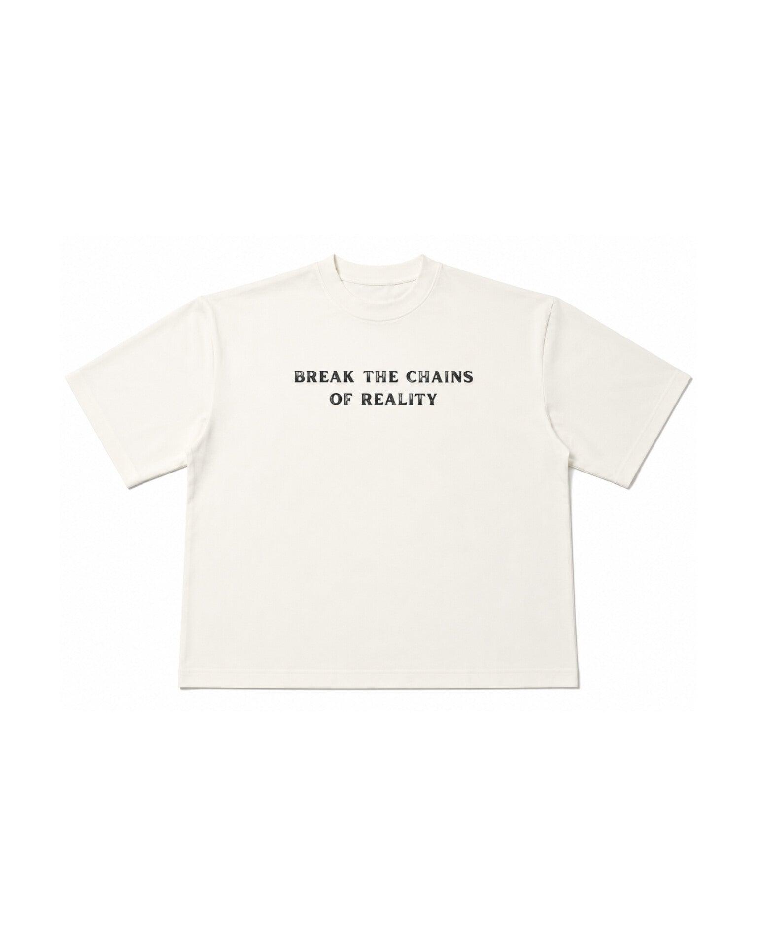 Oversized Heavyweight Streetwear Tee With Gothic Graphic