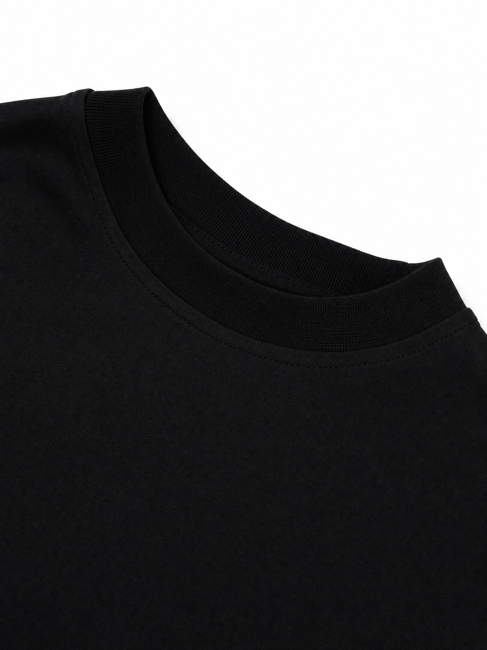 YELLOW ROSE // Oversized Black Tee